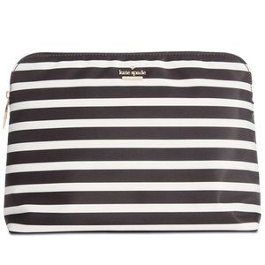 NWT Kate Spade Nylon Striped Briley Pouch